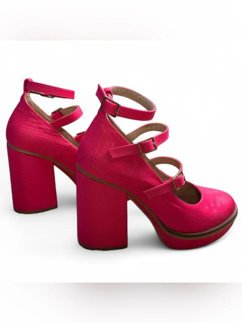 Free People Perfect Pair Platform Mary Jane Heels Size 37 NWOT